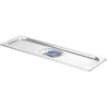 Víko na GN nádobu s barevnými klipy, HENDI, Profi Line, GN 2/4, 530x162x(H)8mm