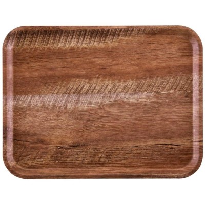 Servírovací tác Capri, Cambro, hnědý dub, Dřevo, 330x430mm