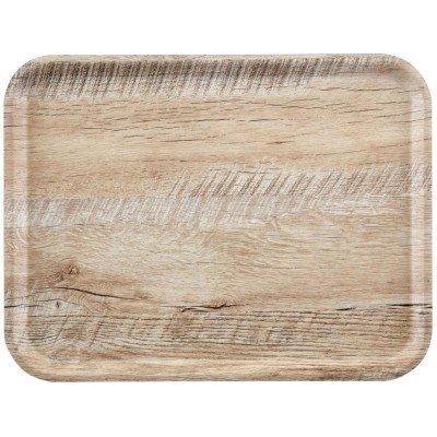 Servírovací tác Capri, Cambro, světlý dub, Světlé dřevo, 370x530mm