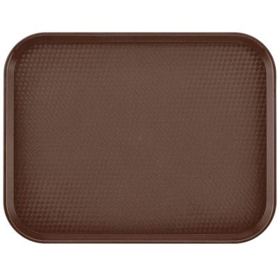 Polypropylenový tác fast food, střední, Cambro, hnědý, Hnědá, 300x410x(H)19mm