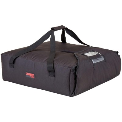 Termoizolační taška na pizzu, Cambro, na 2 pizzy s Ø 500 mm nebo 3 s Ø 450 mm, Černá, 430x550x(H)165mm