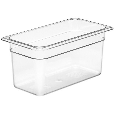 Nádoba Camwear GN 1/3 z polykarbonátu, Cambro, GN 1/3, 5,3L, Průhledná, 325x176x(H)150mm