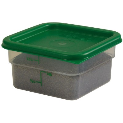 Víko pro nádobu CamSquare společnosti CAMBRO, Cambro, pro nádoby o objemu 1,9 litru a 3,8 litru, zelené, Zelená, 190x190x(H)16mm