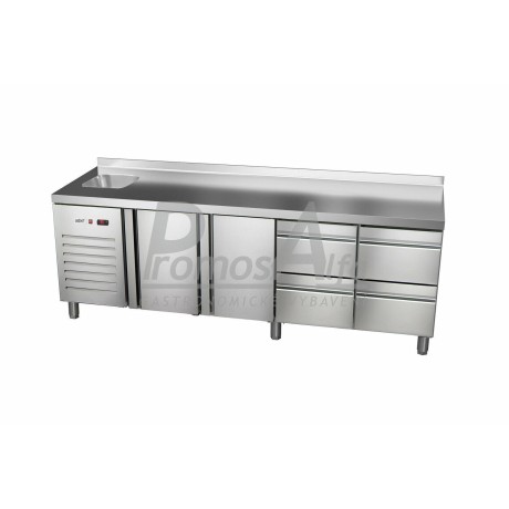 ETP-7-225-24 HC S GI agregát vlevo + dřez