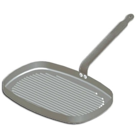 de Buyer Pánev Carbone Plus grilovací 38 × 26 cm | D-5540-38