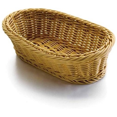 Košík na pečivo polypropylenový, oválný 24 × 17 cm