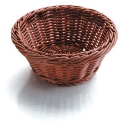 Košík na pečivo polypropylenový kulatý 26 × 8 cm, tmavý