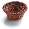 Košík na pečivo polypropylenový kulatý 26 × 8 cm, tmavý