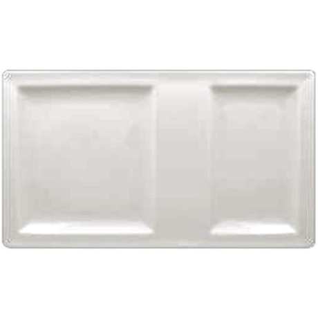RAK Talíř mělký 37 × 21 cm – dvoudílný | RAK-CLRP37IN2