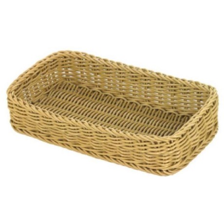 Košík polyratan GN 1/3, světlý