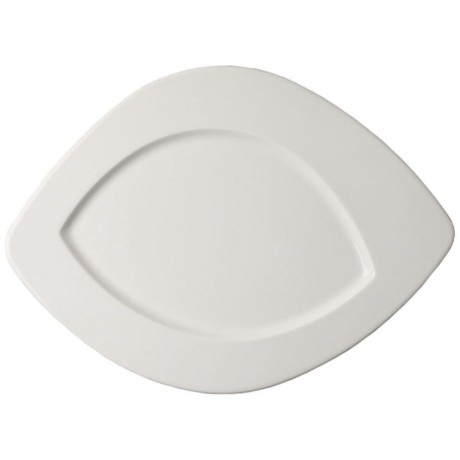 RAK Talíř mělký Vanilla 35 × 26 cm | RAK-SPEY35