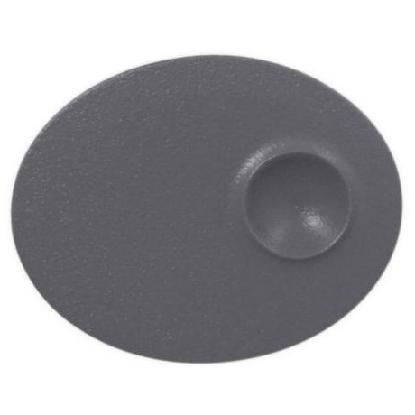 RAK Talíř mělký s důlkem 18 × 10 cm, šedá | RAK-NFMROP18GY