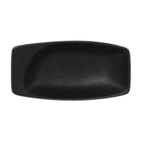 RAK Talíř obdélný 11 × 5,5 cm, černá | RAK-NFMZMR11BK