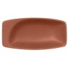 RAK Talíř obdélný 11 × 5,5 cm, hnědá | RAK-NFMZMR11BW