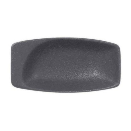RAK Talíř obdélný 11 × 5,5 cm, šedá | RAK-NFMZMR11GY