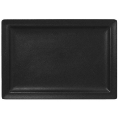 RAK Talíř obdélný 33 × 23 cm, černá | RAK-NFCLRP33BK