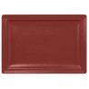 RAK Talíř obdélný 33 × 23 cm, tmavě červená | RAK-NFCLRP33DR