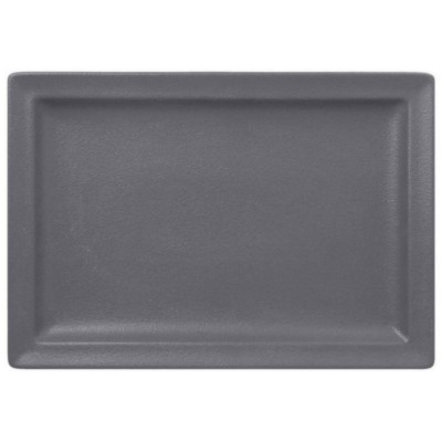 RAK Talíř obdélný 33 × 23 cm, šedá | RAK-NFCLRP33GY