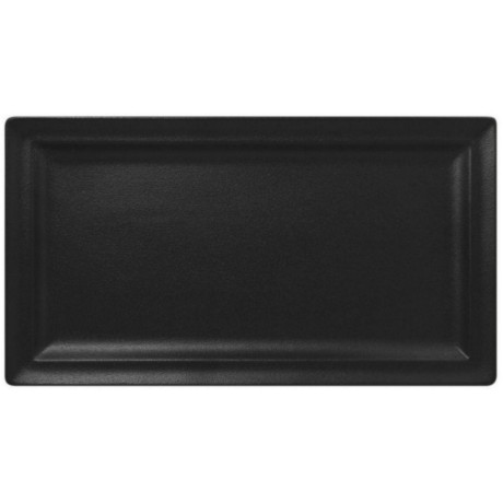RAK Talíř obdélný 38 × 21 cm, černá | RAK-NFCLRP38BK