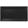 RAK Talíř obdélný 38 × 21 cm, černá | RAK-NFCLRP38BK
