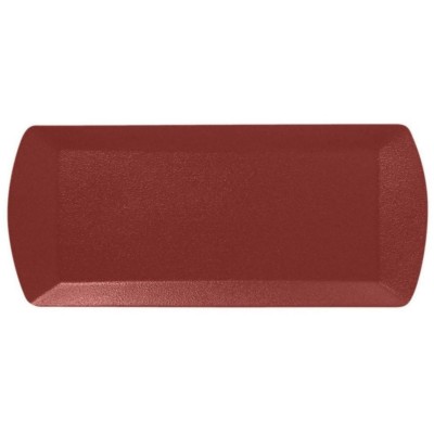 RAK Talíř obdélný 35 × 15 cm, tmavě červená | RAK-NFOPSP35DR