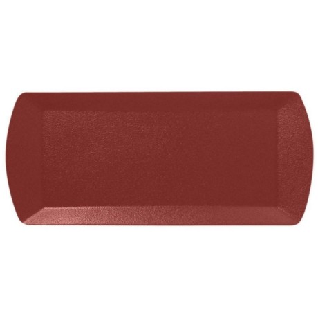 RAK Talíř obdélný 35 × 15 cm, tmavě červená | RAK-NFOPSP35DR