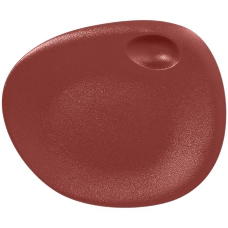 RAK Talíř s důlkem 31 × 26,5 cm, tmavě červená | RAK-NFNBFP32DR