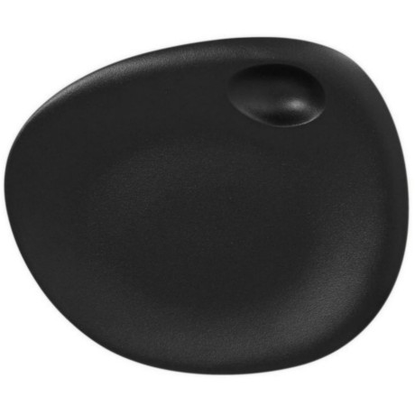 RAK Talíř s důlkem 31 × 26,5 cm, černá | RAK-NFNBFP31BK