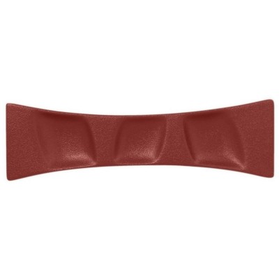 RAK Talíř koktejlový 32 × 9,5 cm, tmavě červená | RAK-NFMZCP32DR