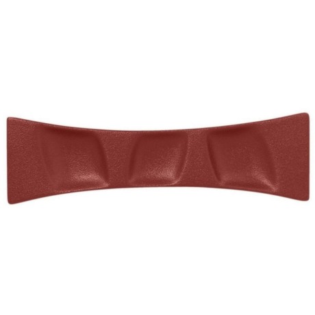 RAK Talíř koktejlový 32 × 9,5 cm, tmavě červená | RAK-NFMZCP32DR