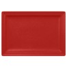 RAK Talíř obdélný 33 × 23 cm, světle červená | RAK-NFCLRP33BR