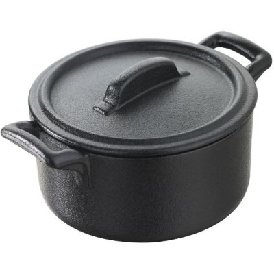 Revol Minikastrůlek s pokličkou 20 cl, černý | REV-641637