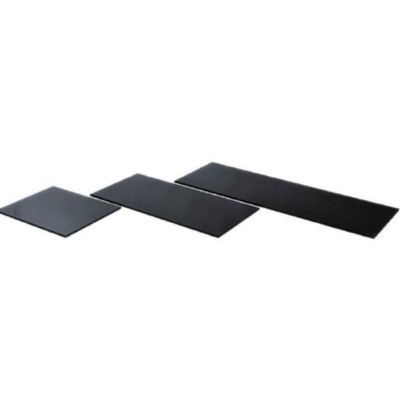 Deska tvrzené tmavé sklo 30 × 70 cm