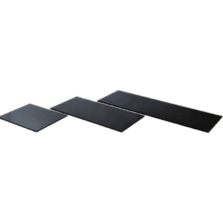Deska tvrzené tmavé sklo 30 × 100 cm