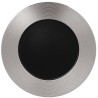 RAK Metalfusion talíř mělký zdobený 33 cm, černostříbrný | RAK-MFEVFP33SB