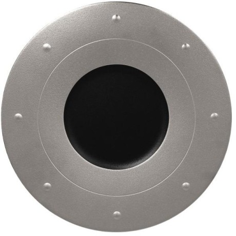RAK Metalfusion talíř kulatý 31 cm, černostříbrný | RAK-MFGDRP31SB