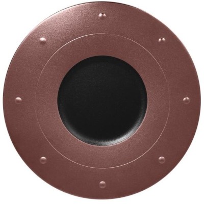 RAK Metalfusion talíř kulatý 31 cm, černobronzový | RAK-MFGDRP31BB