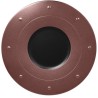 RAK Metalfusion talíř kulatý 31 cm, černobronzový | RAK-MFGDRP31BB
