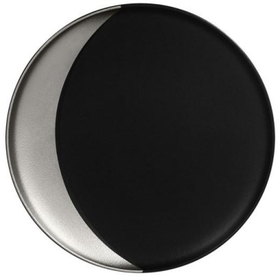 RAK Metalfusion talíř hluboký 27 cm, černostříbrný | RAK-MFMODP27SB
