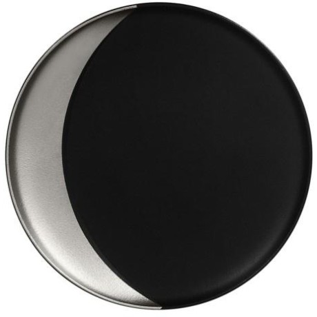 RAK Metalfusion talíř hluboký 24 cm, černostříbrný | RAK-MFMODP24SB