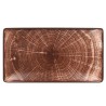 RAK Woodart talíř obdélný 33,5 × 18,1 cm – tmavě hnědá | RAK-WDEDRG33OB