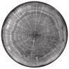 RAK Woodart talíř dezertní coupe 15 cm – šedá | RAK-WDNNPR15BG