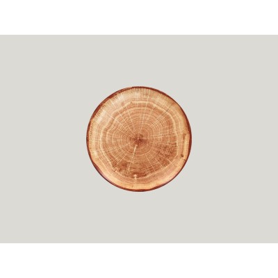 RAK Woodart talíř mělký coupe 21 cm – světle hnědá | RAK-WDNNPR21TB
