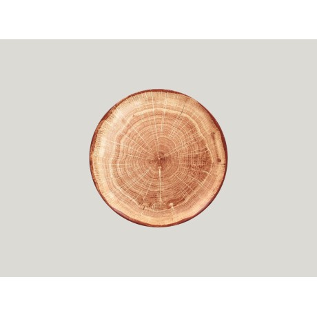 RAK Woodart talíř mělký coupe 24 cm – světle hnědá | RAK-WDNNPR24TB