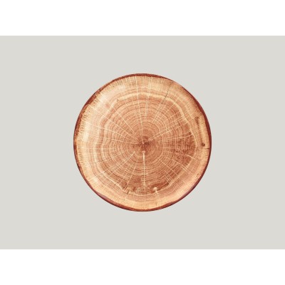 RAK Woodart talíř mělký coupe 27 cm – světle hnědá | RAK-WDNNPR27TB