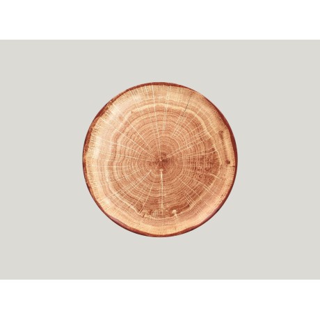 RAK Woodart talíř mělký coupe 27 cm – světle hnědá | RAK-WDNNPR27TB