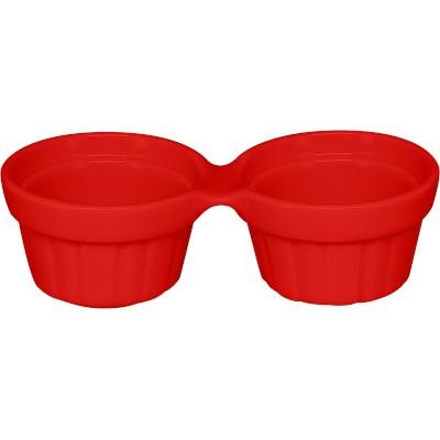 RAK Chef's Fusion ramekin dvojitý pr. 13 cm, červený | RAK-CFDR02BR