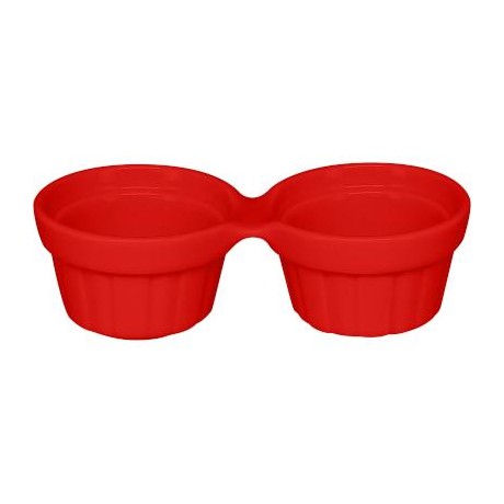 RAK Chef's Fusion ramekin dvojitý pr. 13 cm, červený | RAK-CFDR02BR