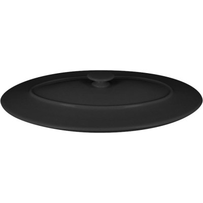 RAK Chef's Fusion poklice oválná 31 × 21 cm, černá | RAK-CFOD37BKLD