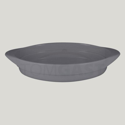 RAK Chef's Fusion pekáč oválný 37,2 × 25 cm, šedý | RAK-CFOD44GYBD